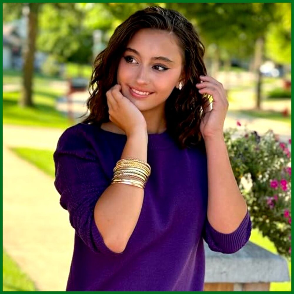 Gold Bangle Bracelets Set - Stackable Textured Bo… - image 2